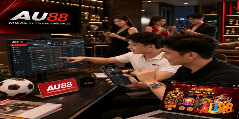 AU88 hợp tác UU88 tạo lợi thế cho soi kèo bóng đá và quay slot.